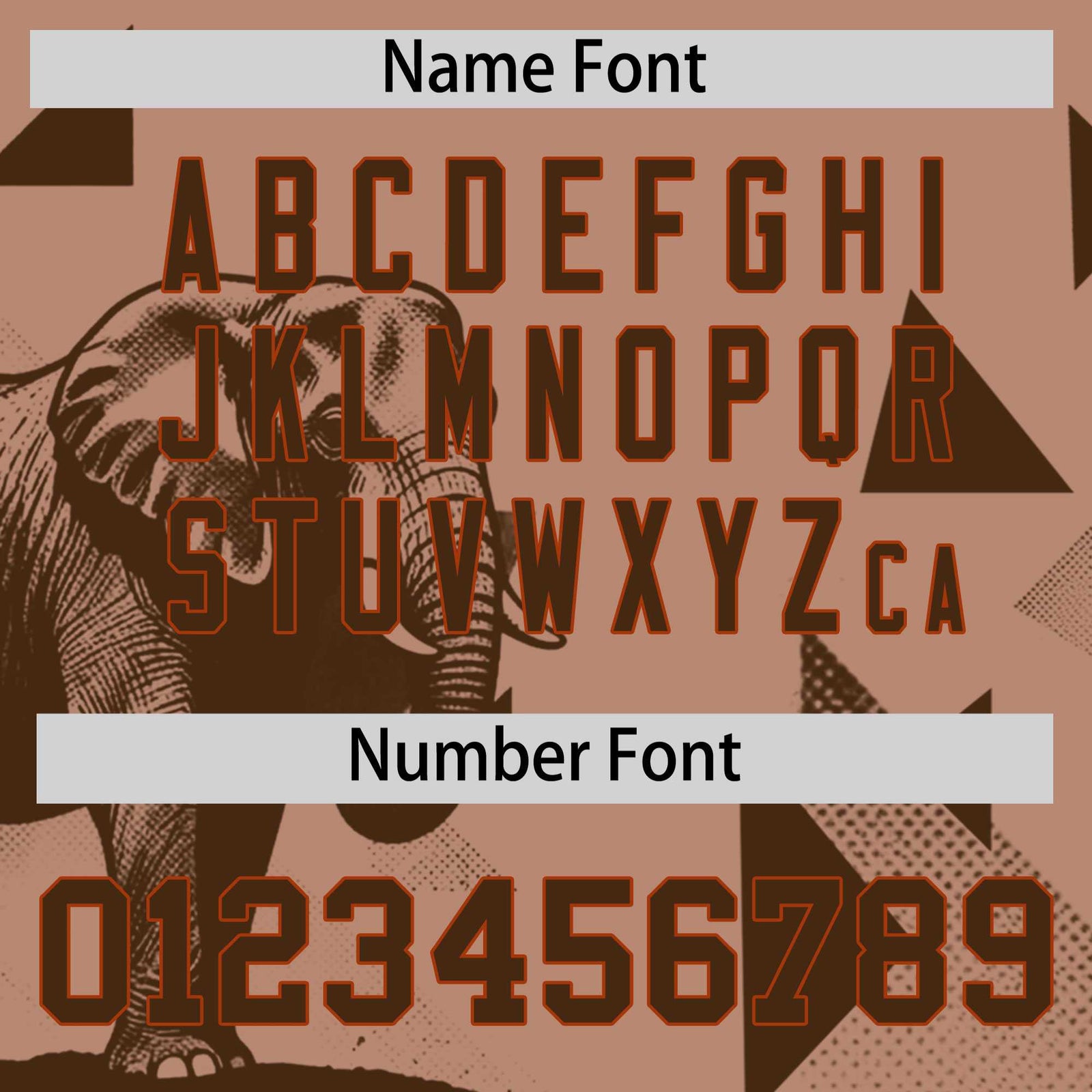 Custom Dark Orange Coffee Raptor Series Raglan Sleeves Hip Hop Baseball Jersey