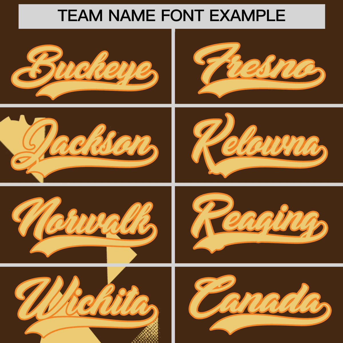Custom Orange Brown Raptor Series Raglan Sleeves Urban Style Baseball Jersey