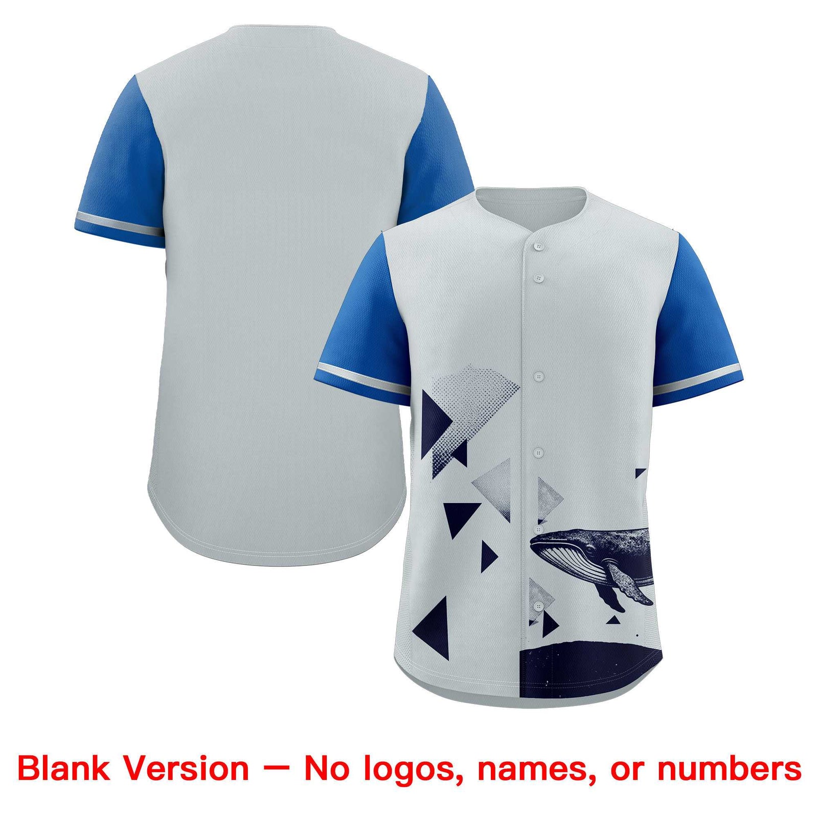 Custom Royal Silver Raptor Series Raglan Sleeves Street Style Baseball Jersey