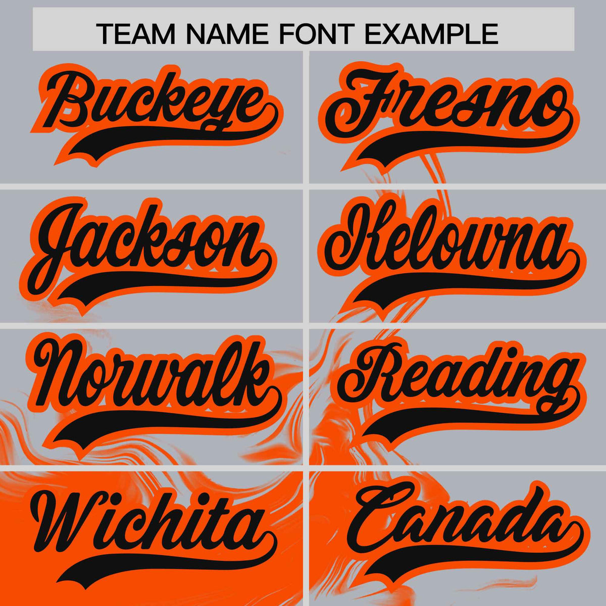 Custom Gray Orange Personalized Ink Pattern Authentic Baseball Jersey