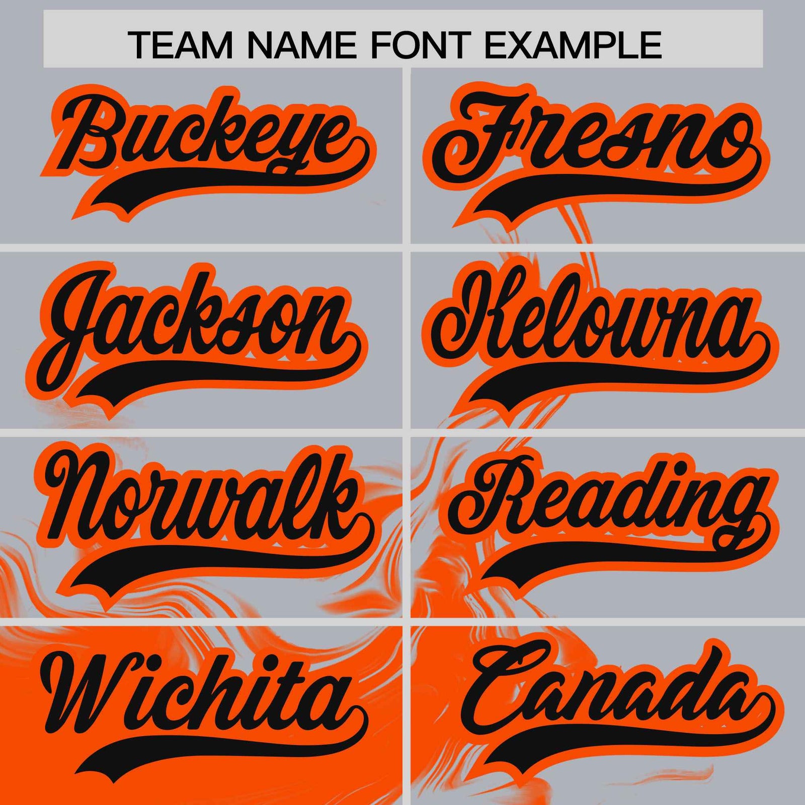 Custom Gray Orange Personalized Ink Pattern Authentic Baseball Jersey