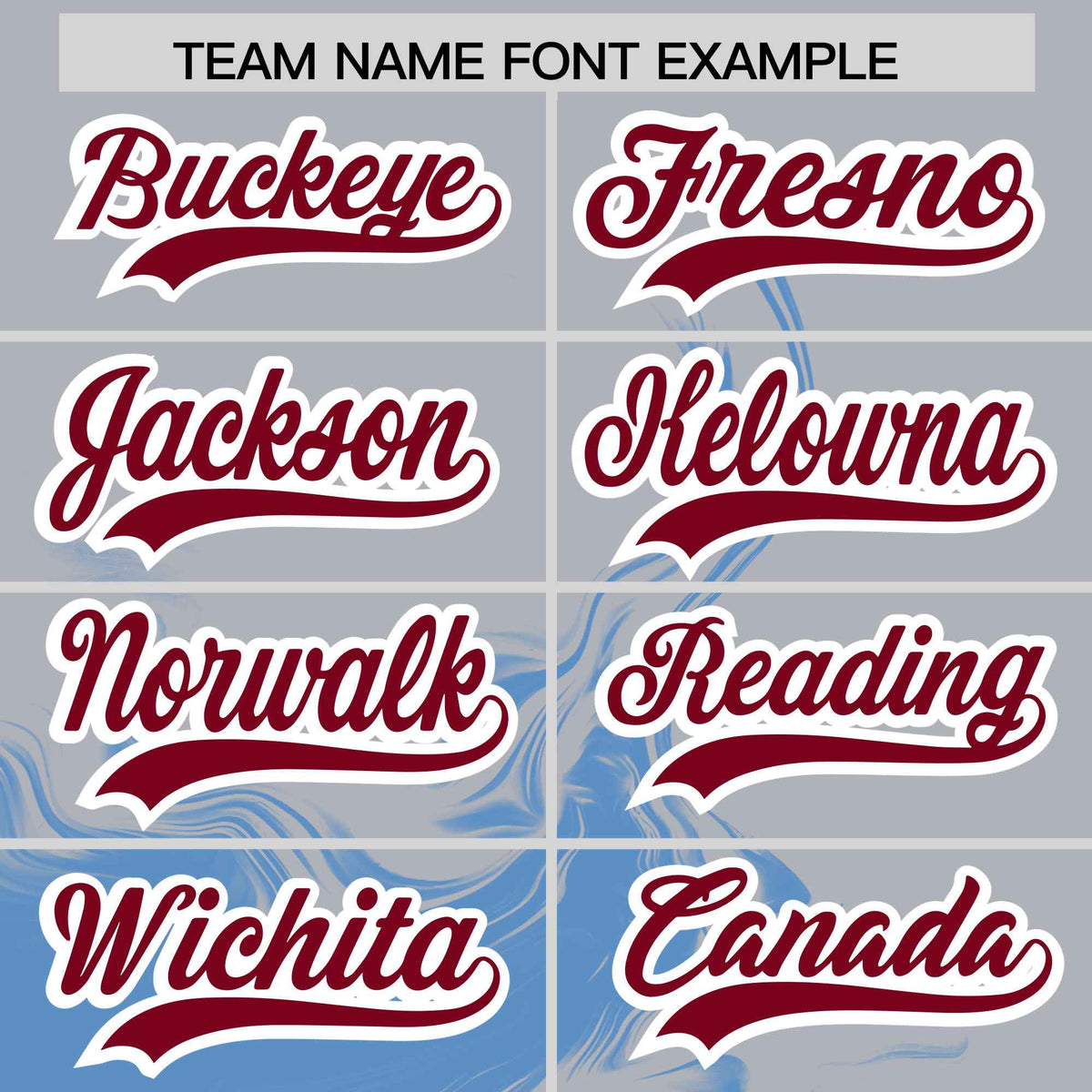 Custom Gray Powder Blue Personalized Ink Pattern Authentic Baseball Jersey