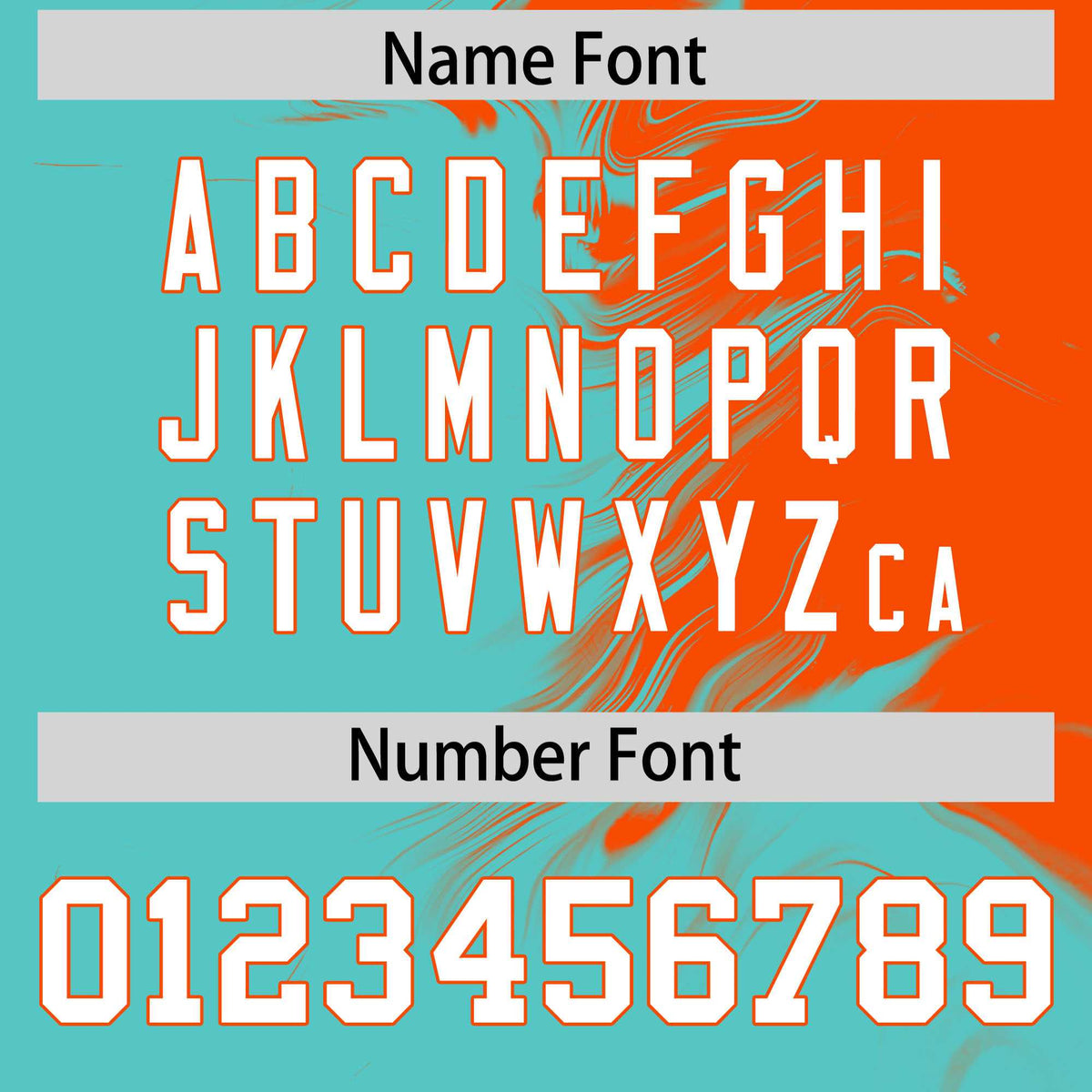 Custom Orange Bright Green Personalized Ink Pattern Authentic Baseball Jersey