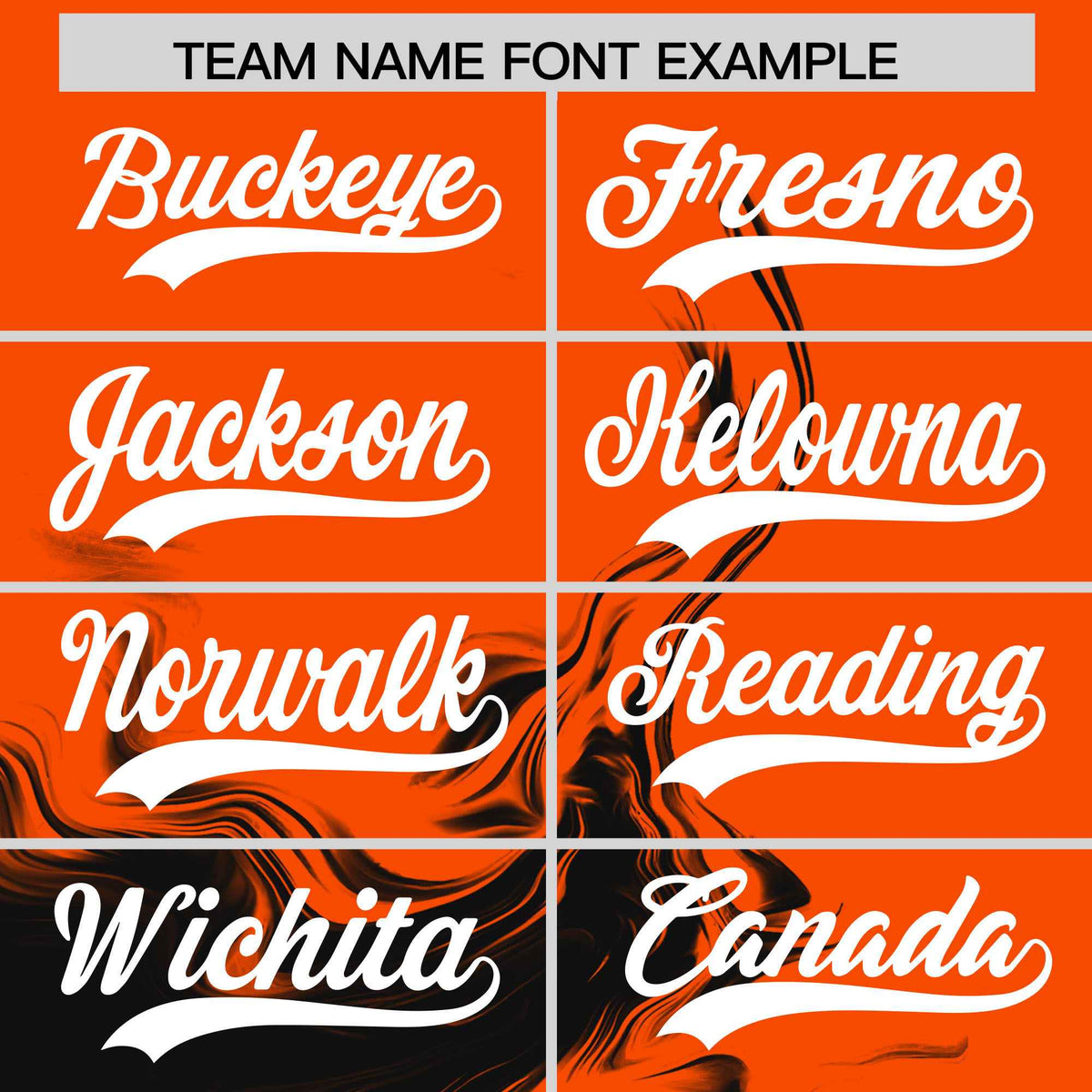Custom Orange Black Personalized Ink Pattern Authentic Baseball Jersey
