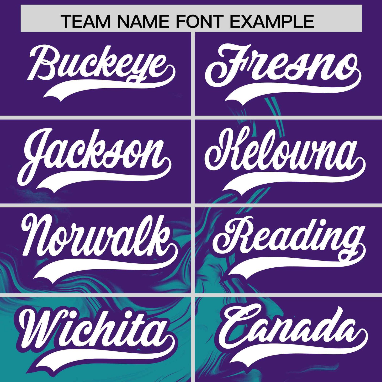 Custom Purple Aqua Personalized Ink Pattern Authentic Baseball Jersey