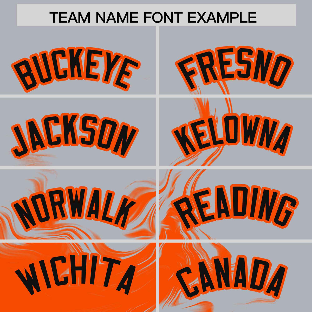 Custom Gray Orange Personalized Ink Pattern Authentic Baseball Jersey
