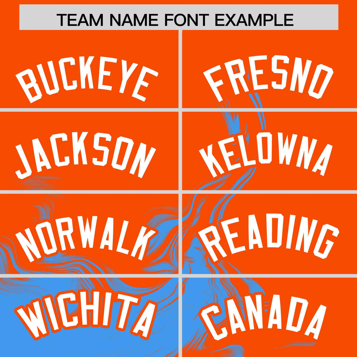 Custom Orange Powder Blue Personalized Ink Pattern Authentic Baseball Jersey