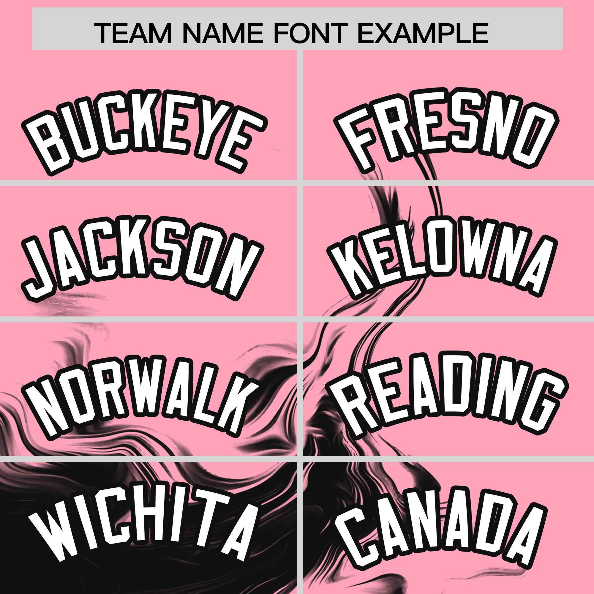 Custom Light Pink Black Personalized Ink Pattern Authentic Baseball Jersey