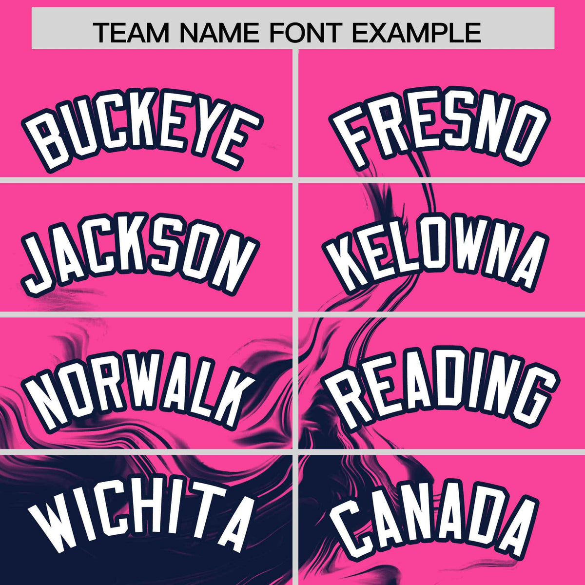 Custom Pink Navy Personalized Ink Pattern Authentic Baseball Jersey