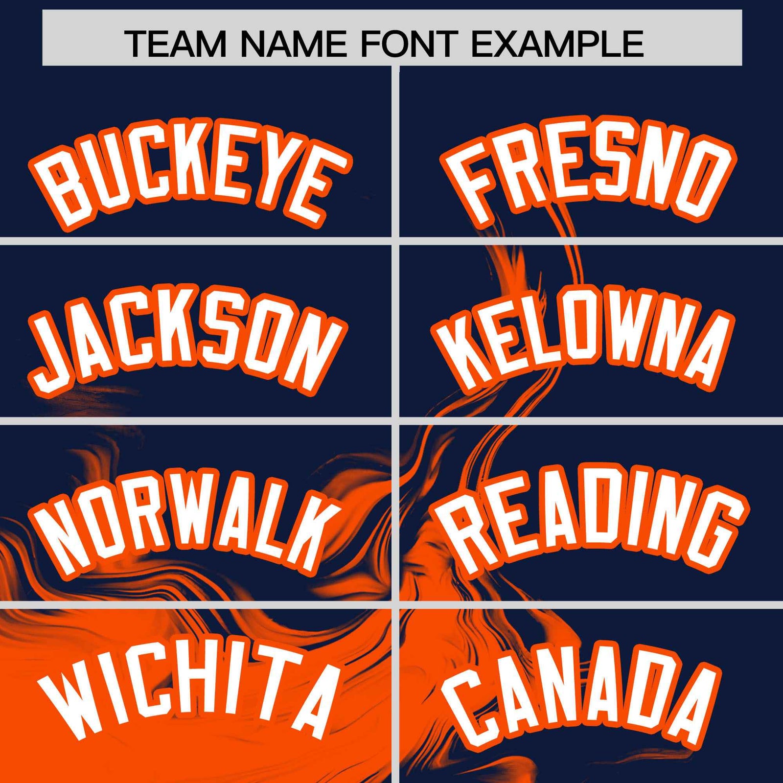 Custom Navy Orange Personalized Ink Pattern Authentic Baseball Jersey