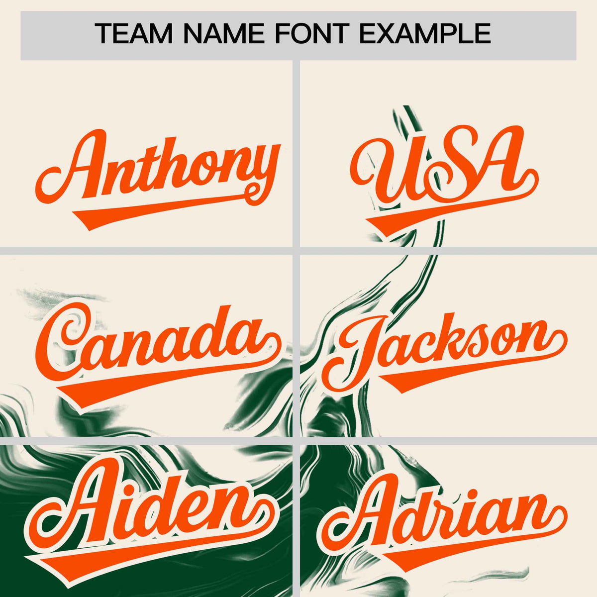 Custom Cream Green Personalized Ink Pattern Authentic Baseball Jersey