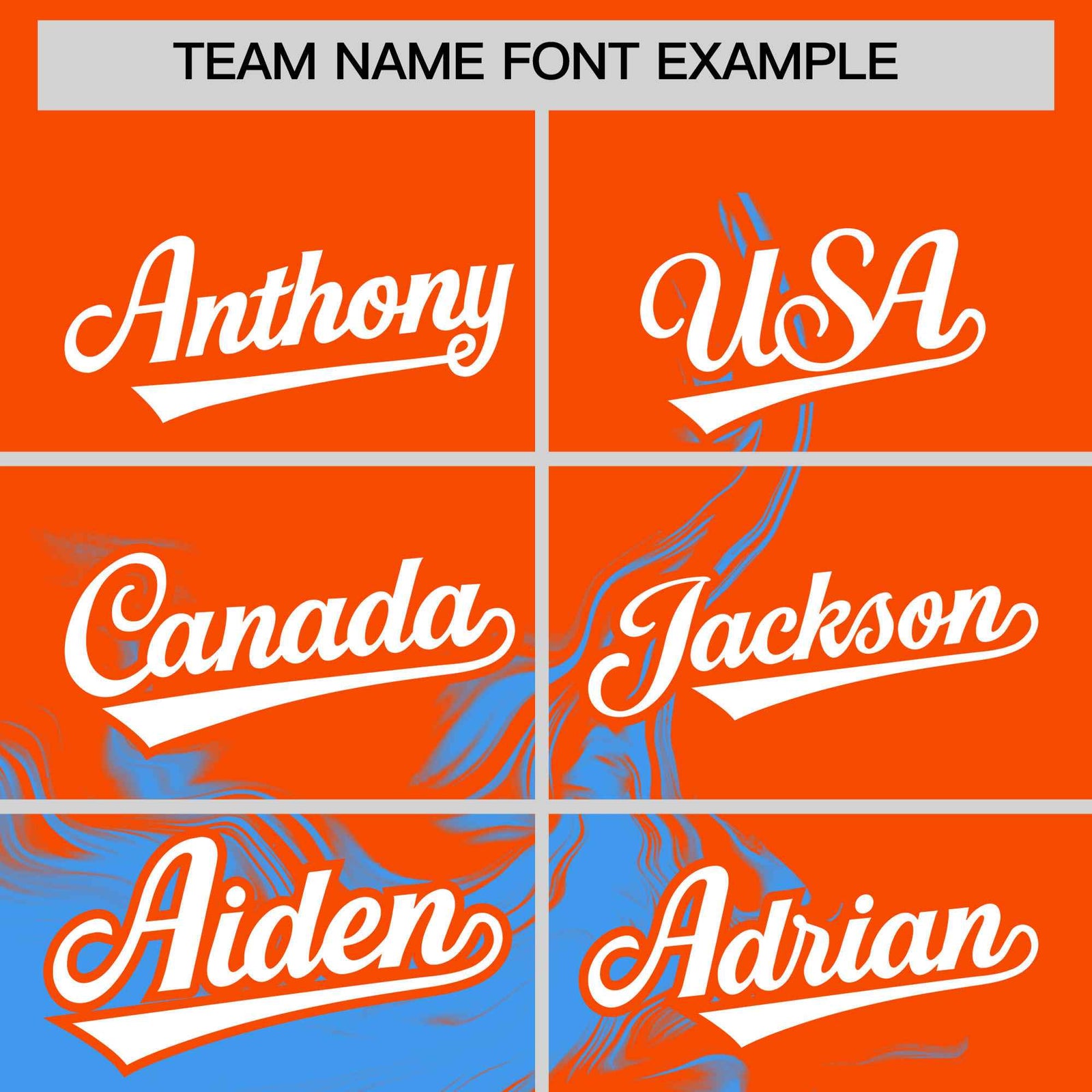 Custom Orange Powder Blue Personalized Ink Pattern Authentic Baseball Jersey