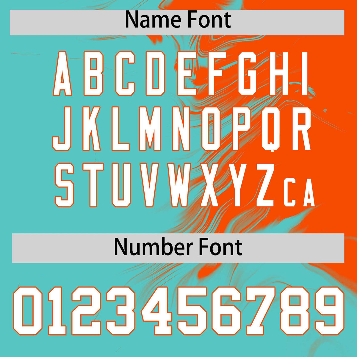 Custom Orange Bright Green Personalized Ink Pattern Authentic Baseball Jersey