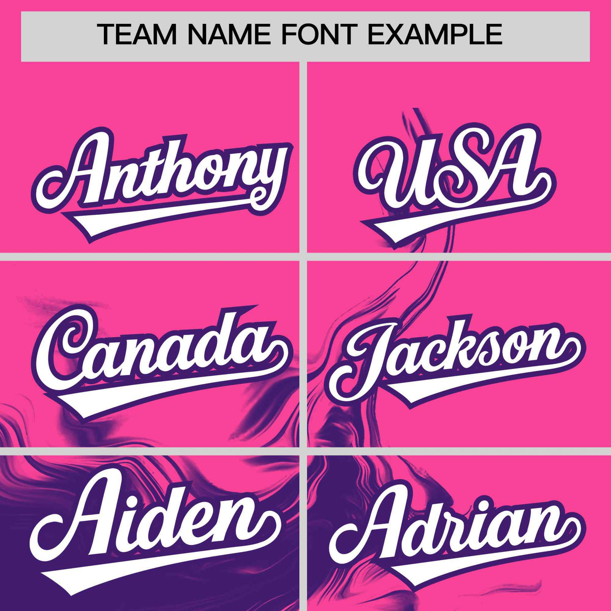 Custom Pink Purple Personalized Ink Pattern Authentic Baseball Jersey