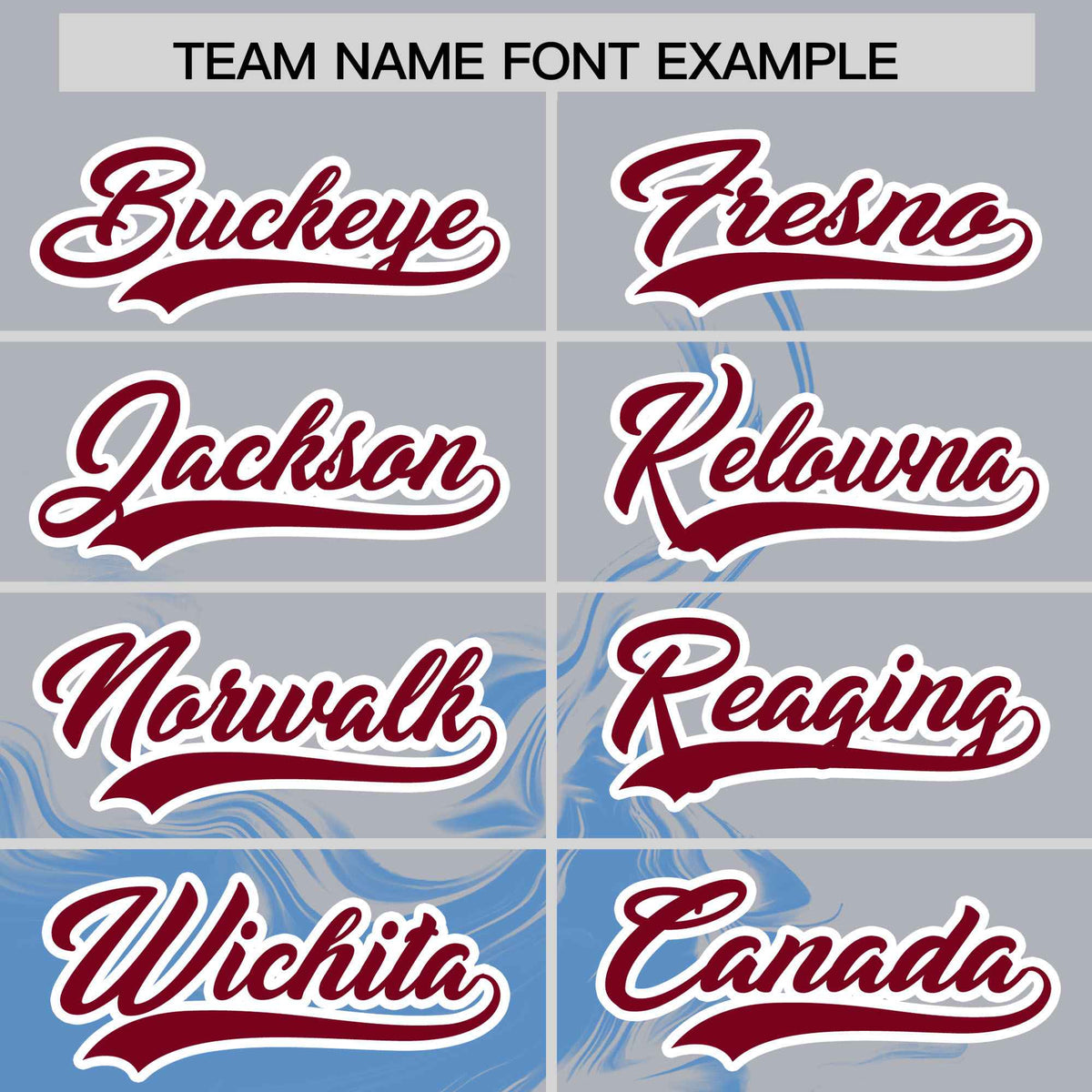 Custom Gray Powder Blue Personalized Ink Pattern Authentic Baseball Jersey