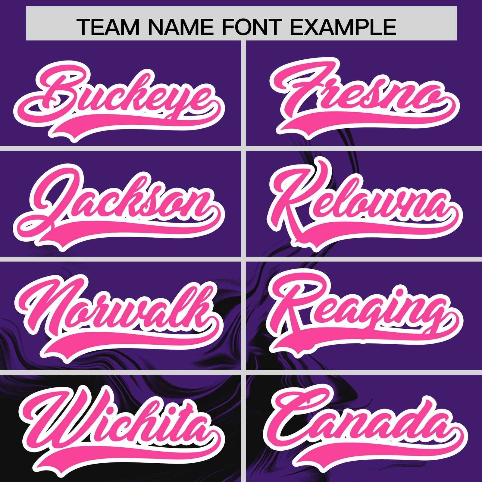 Custom Purple Black Personalized Ink Pattern Authentic Baseball Jersey