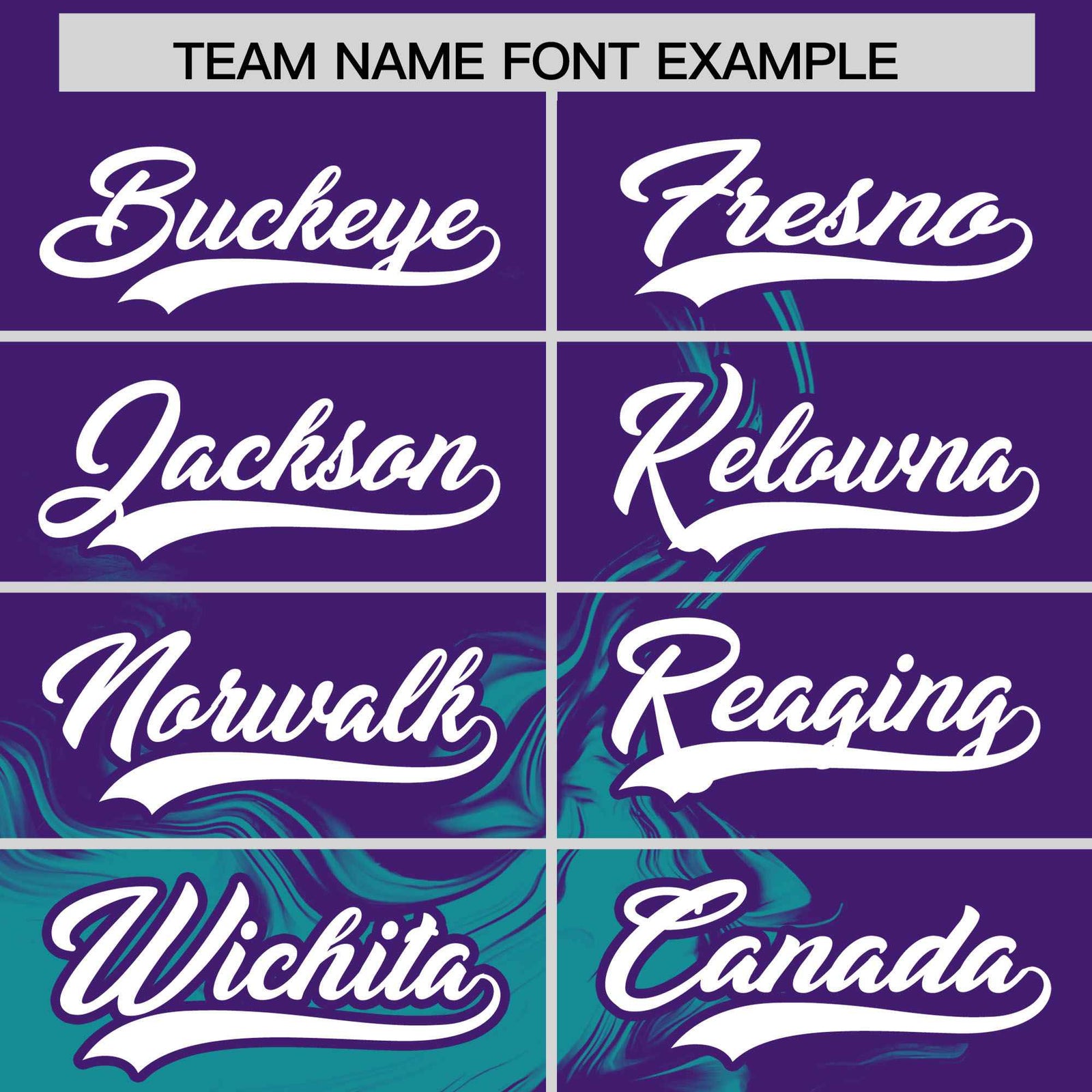 Custom Purple Aqua Personalized Ink Pattern Authentic Baseball Jersey
