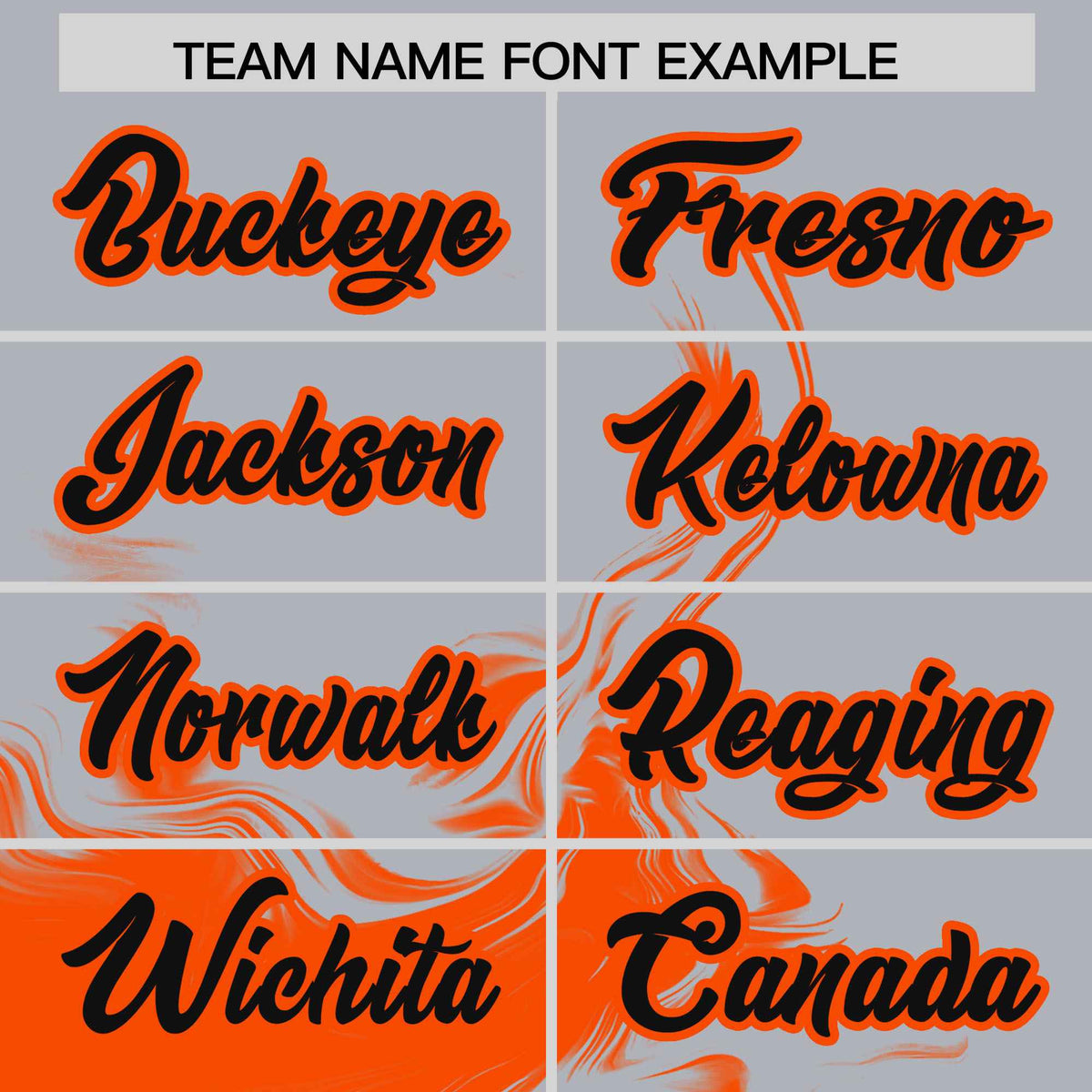 Custom Gray Orange Personalized Ink Pattern Authentic Baseball Jersey