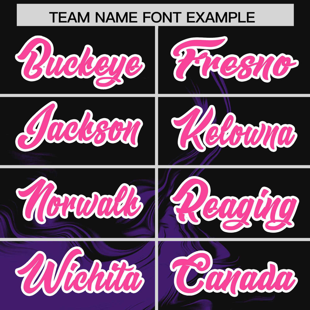 Custom Black Purple Personalized Ink Pattern Authentic Baseball Jersey