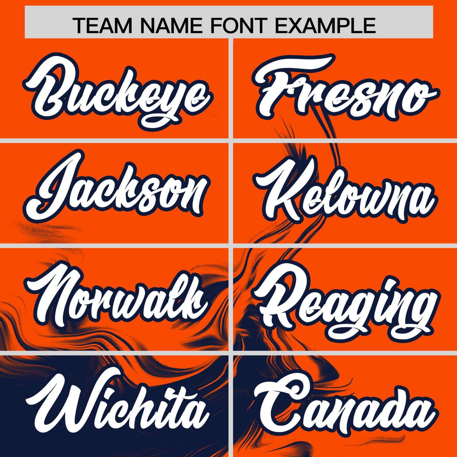 Custom Orange Navy Personalized Ink Pattern Authentic Baseball Jersey