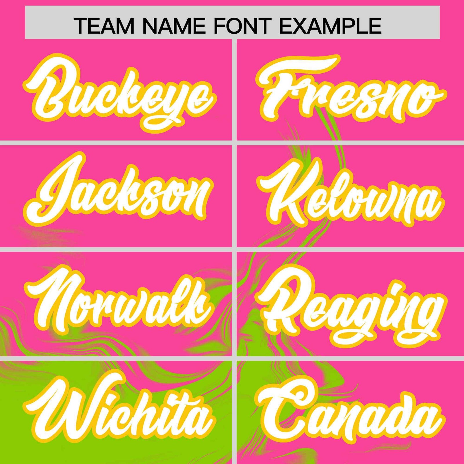 Custom Pink Neon Green Personalized Ink Pattern Authentic Baseball Jersey