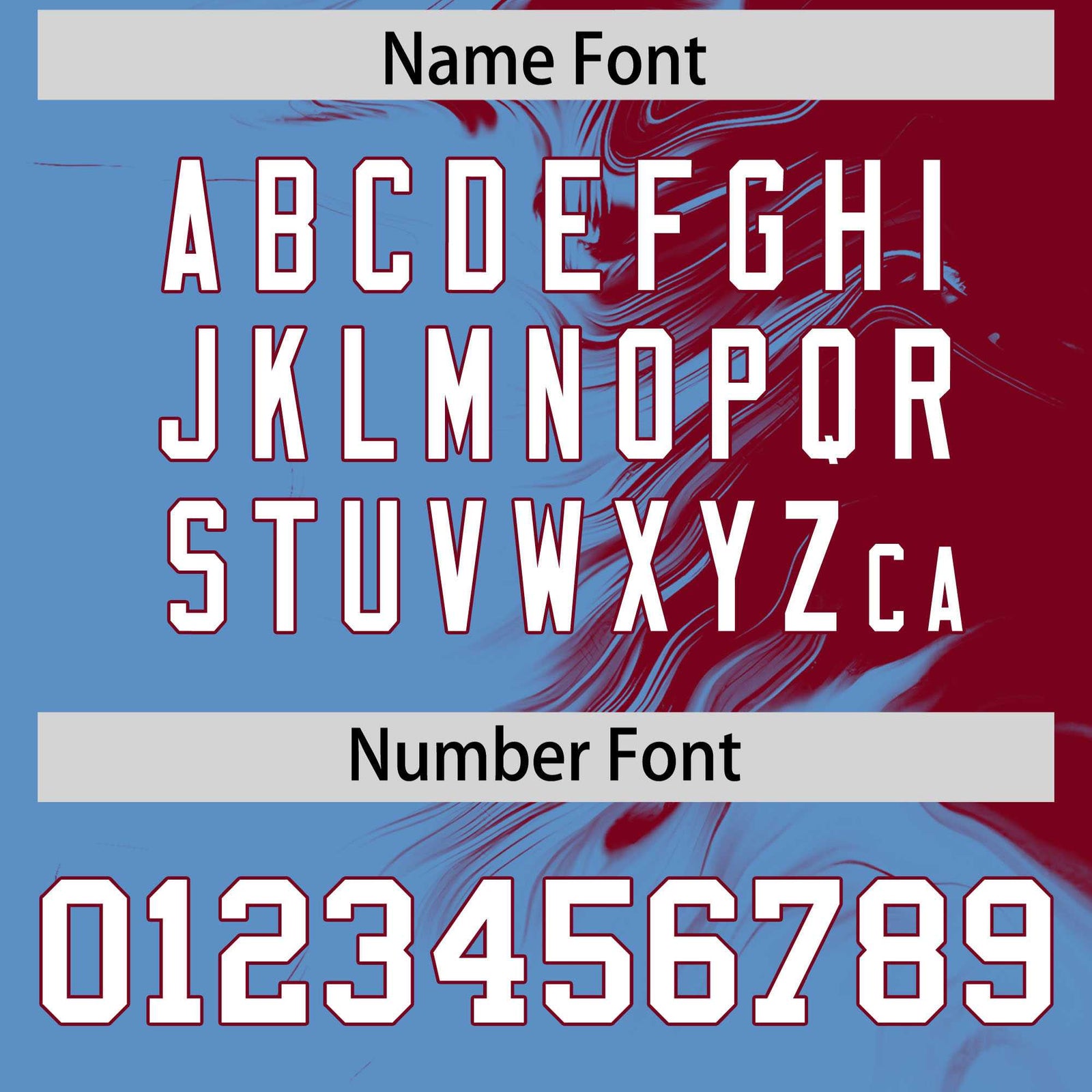 Custom Crimson Powder Blue Personalized Ink Pattern Authentic Baseball Jersey