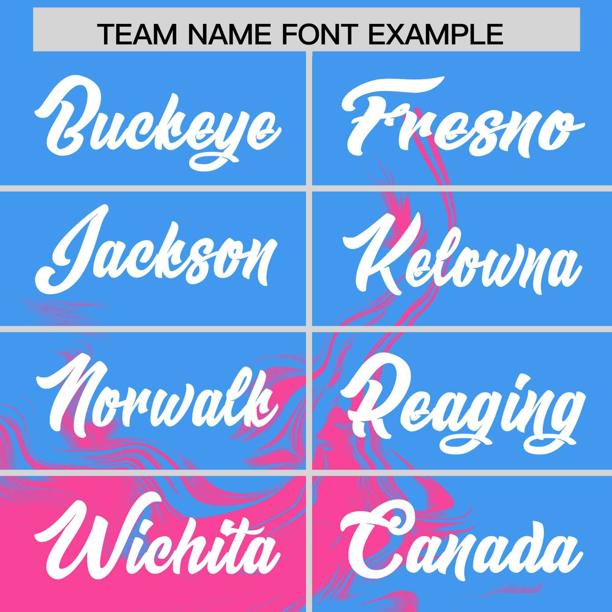 Custom Powder Blue Pink Personalized Ink Pattern Authentic Baseball Jersey