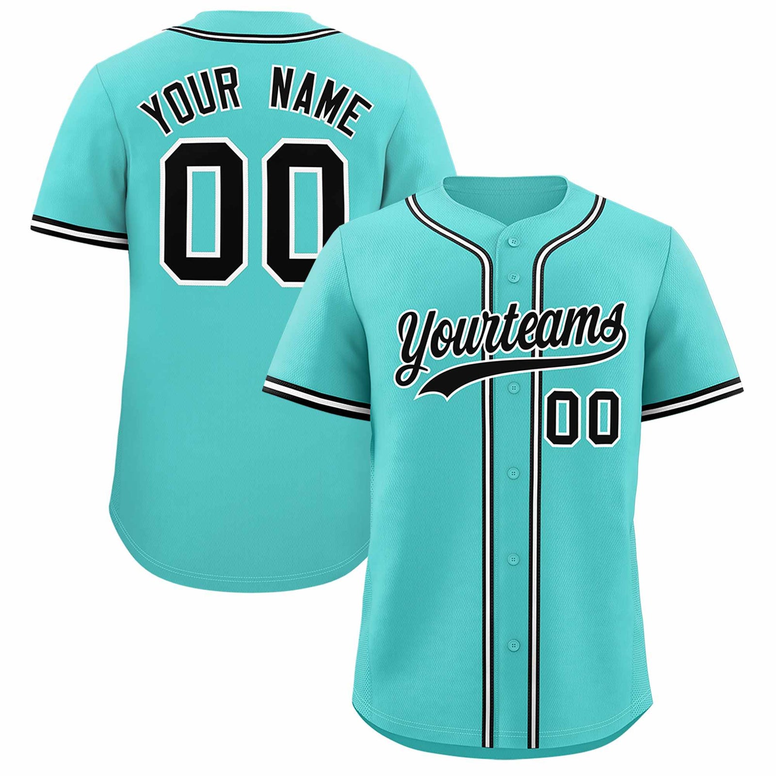 Custom Bright Green Classic Style Authentic Baseball Jersey