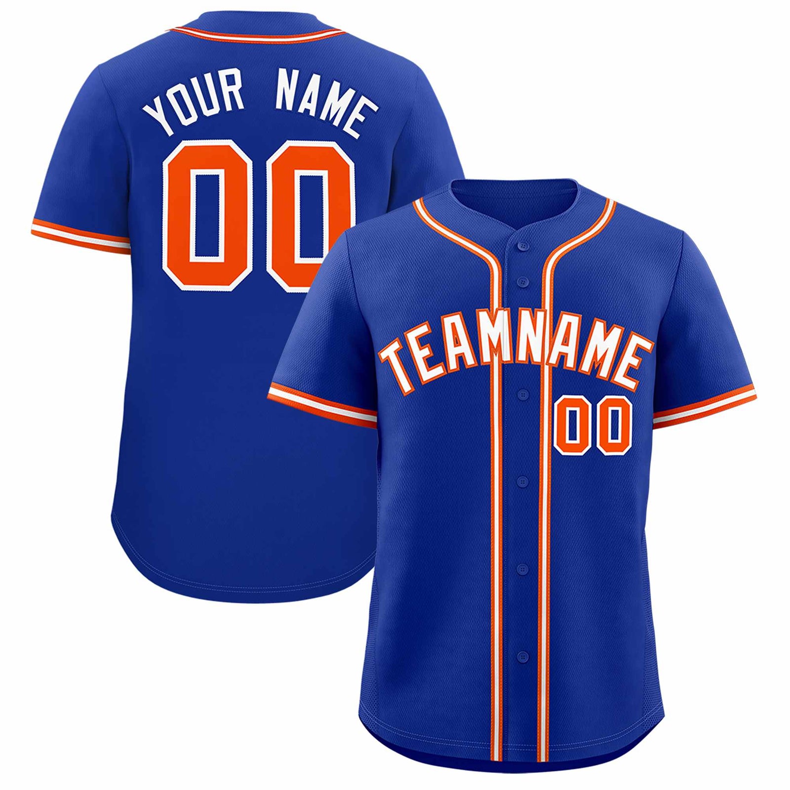 Custom Royal Classic Style Authentic Baseball Jersey