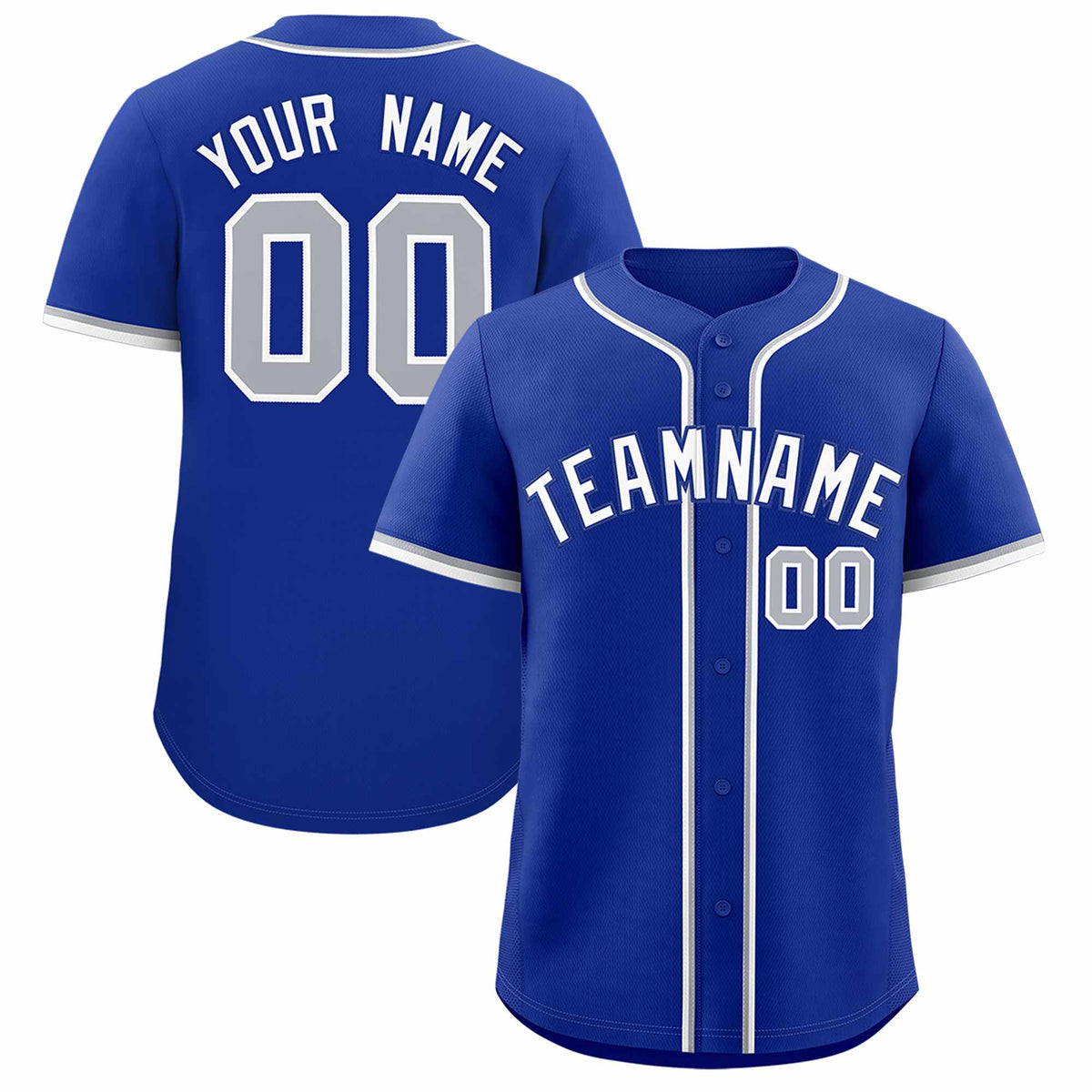 Custom Royal Classic Style Authentic Baseball Jersey