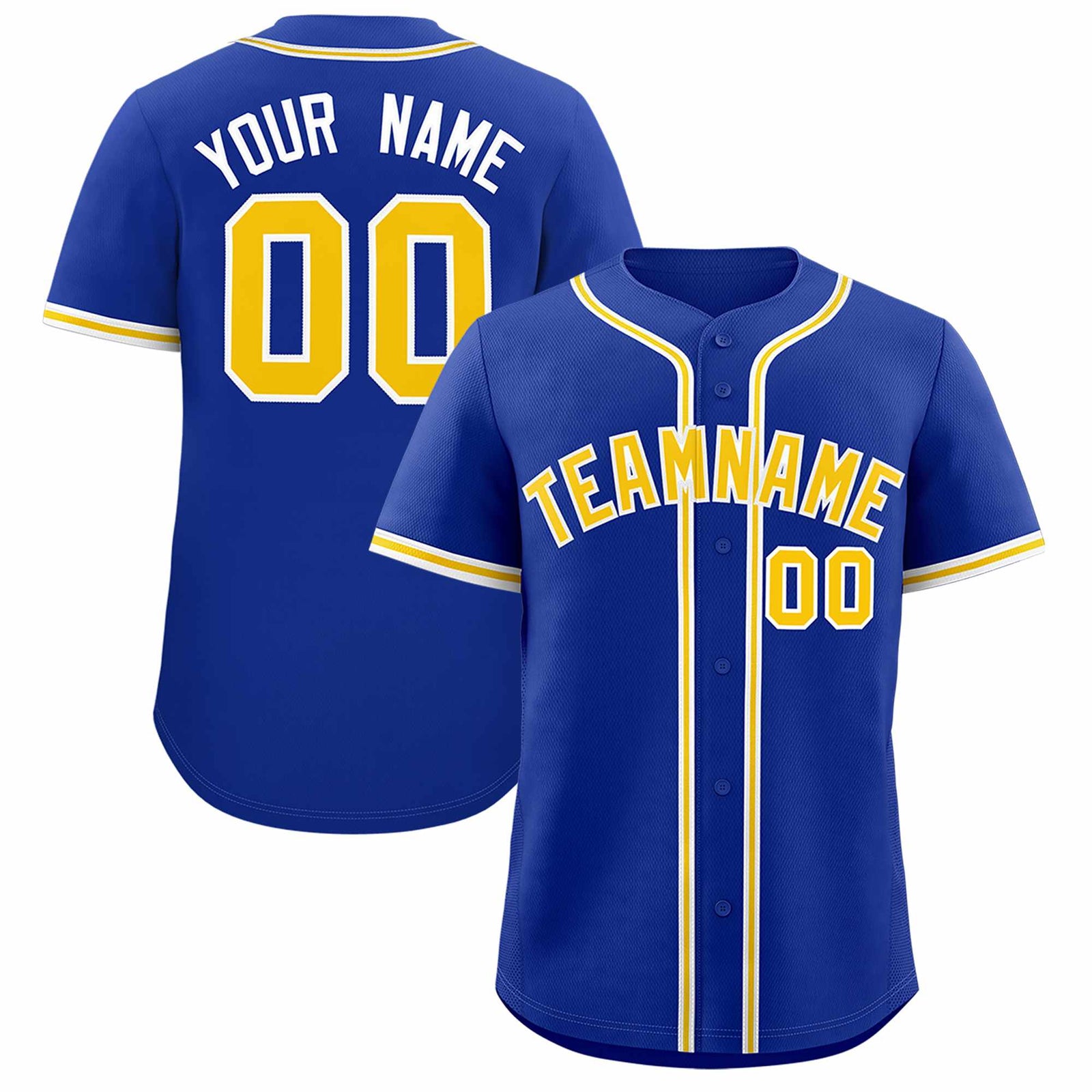Custom Royal Classic Style Authentic Baseball Jersey