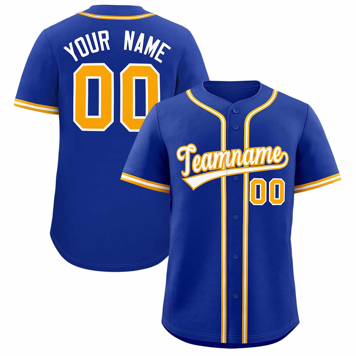 Custom Royal Classic Style Authentic Baseball Jersey