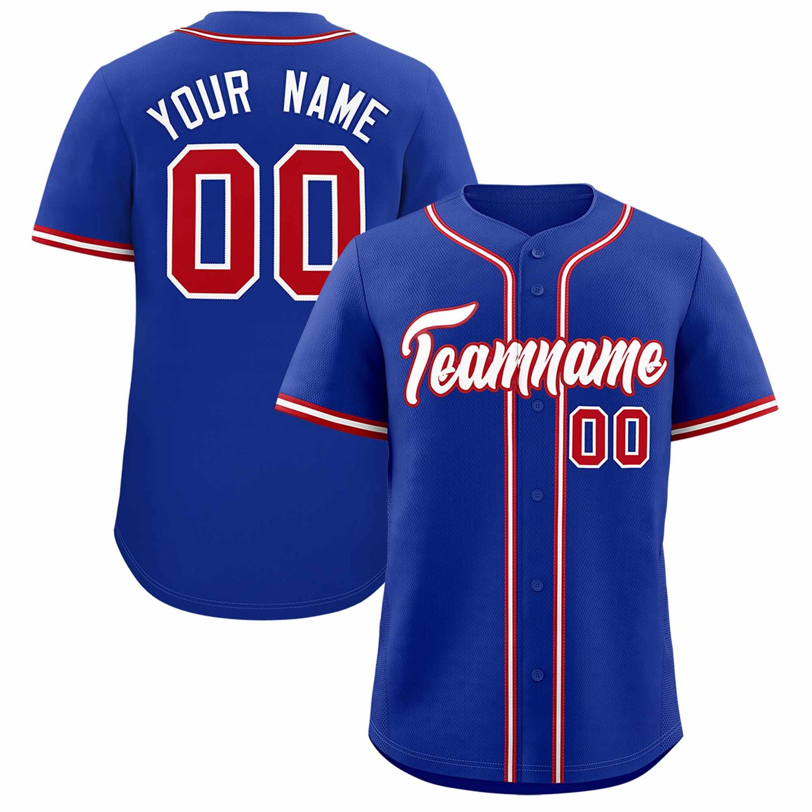 Custom Royal Classic Style Authentic Baseball Jersey