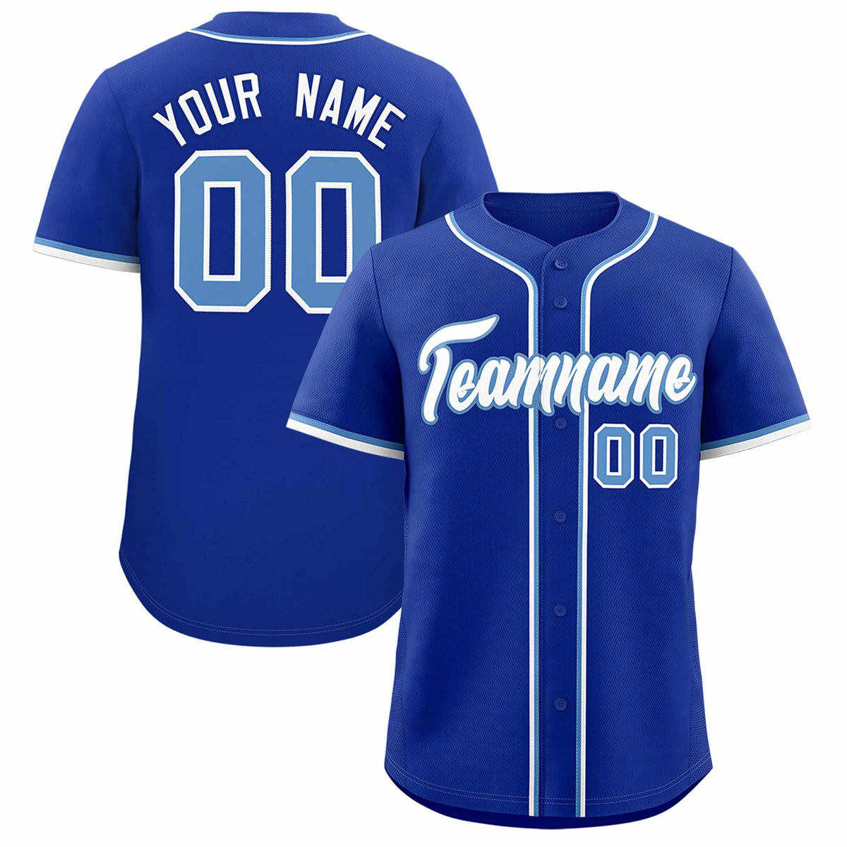Custom Royal Classic Style Authentic Baseball Jersey