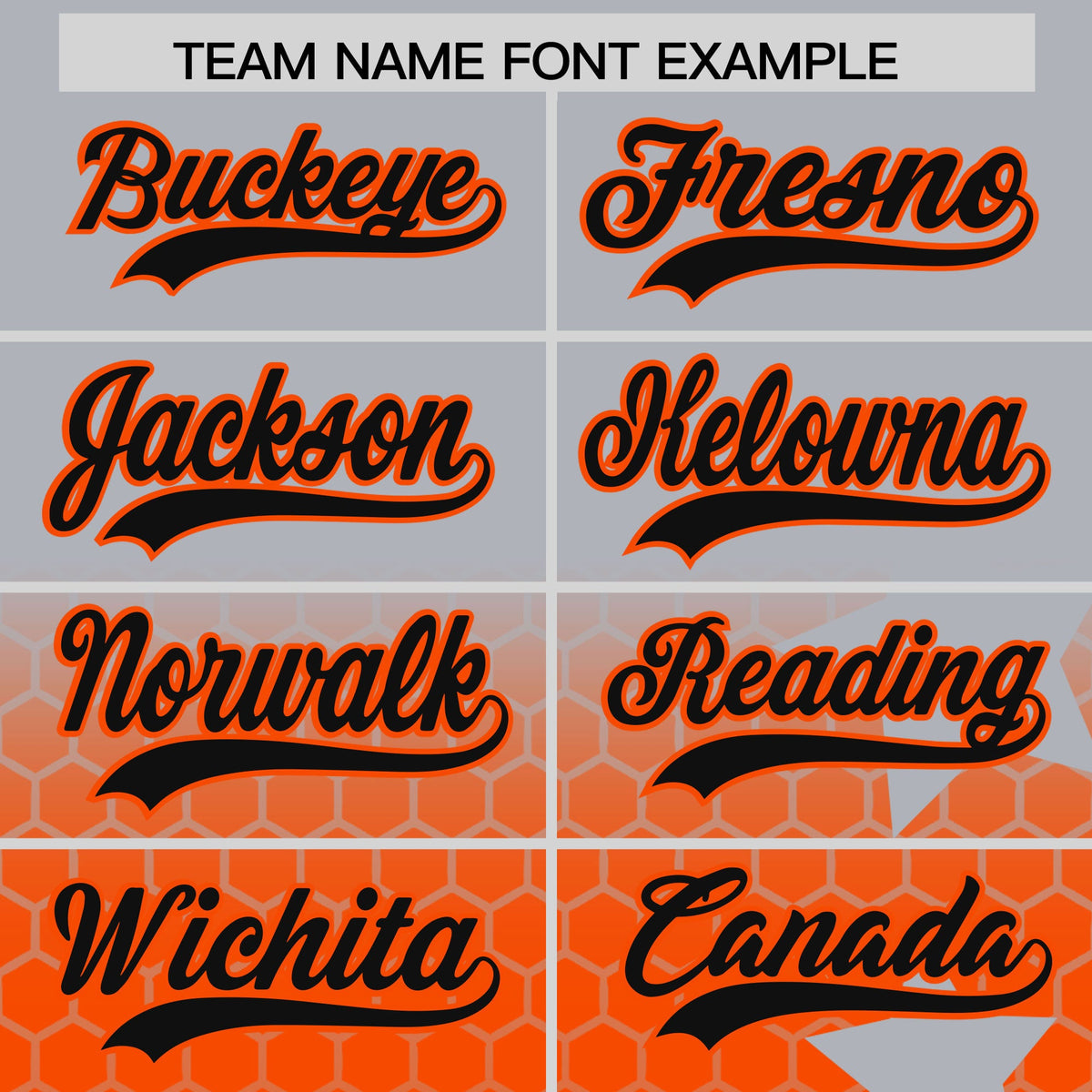 Custom Gray Orange Black Rising Stars Series Gradient Fashion Baseball Jersey| KXKSHOP