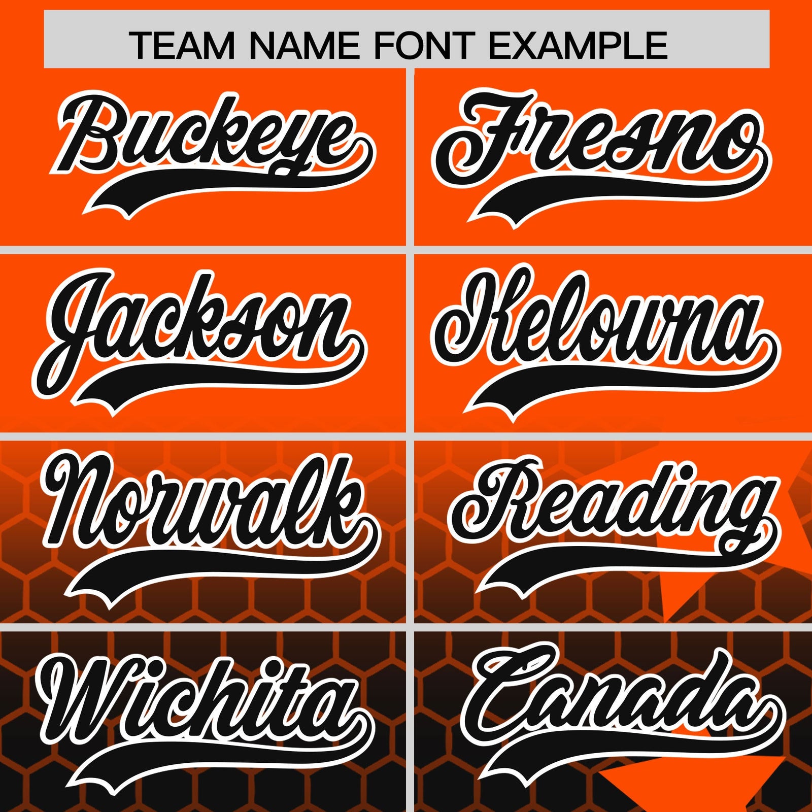 Custom Orange Black White Rising Stars Series Gradient Fashion Baseball Jersey| KXKSHOP