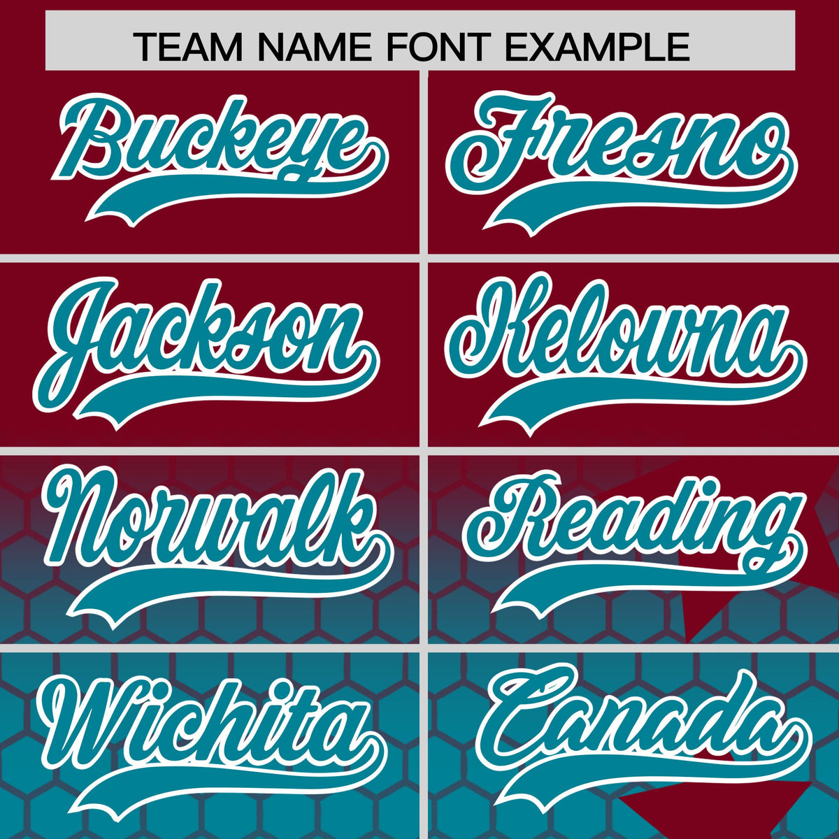 Custom Crimson Teal White Rising Stars Series Gradient Fashion Baseball Jersey| KXKSHOP