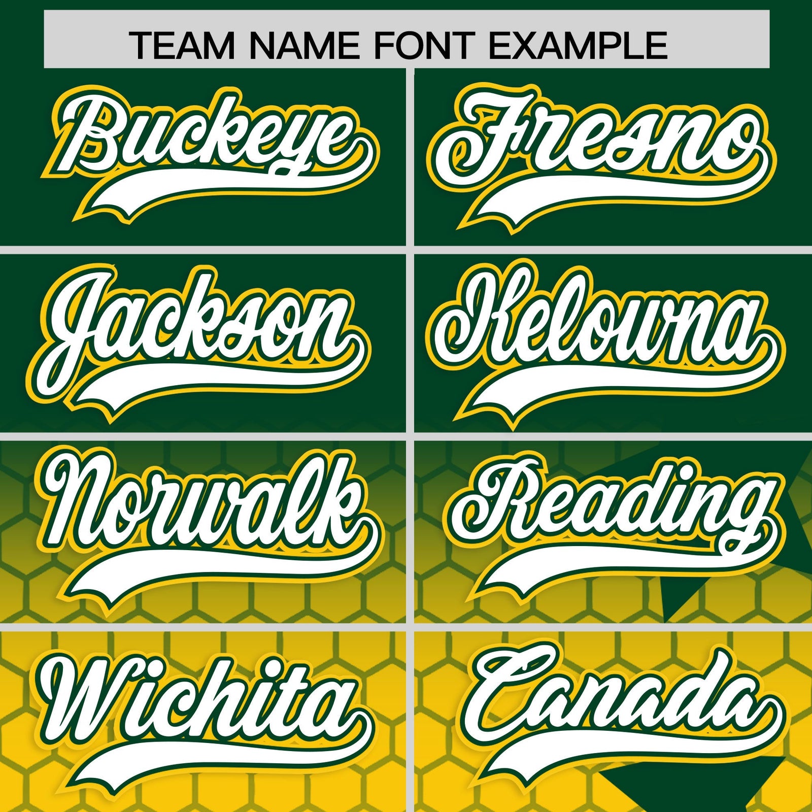 Custom Green Gold White Rising Stars Series Gradient Fashion Baseball Jersey| KXKSHOP