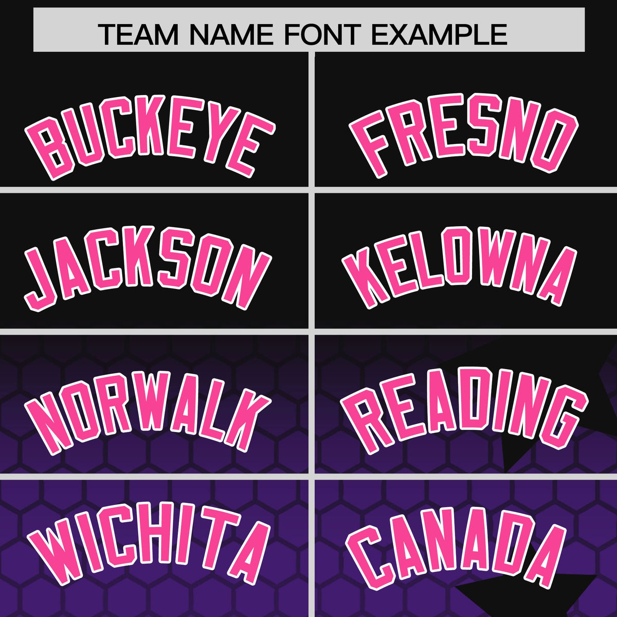 Custom Black Purple Pink Rising Stars Series Gradient Fashion Baseball Jersey| KXKSHOP