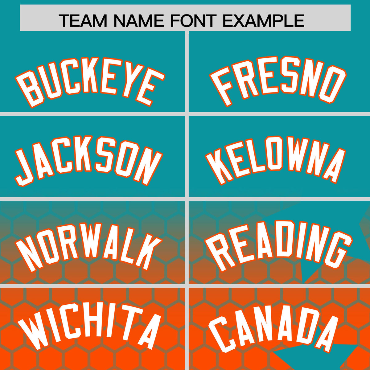 Custom Aqua Orange White Rising Stars Series Gradient Fashion Baseball Jersey| KXKSHOP