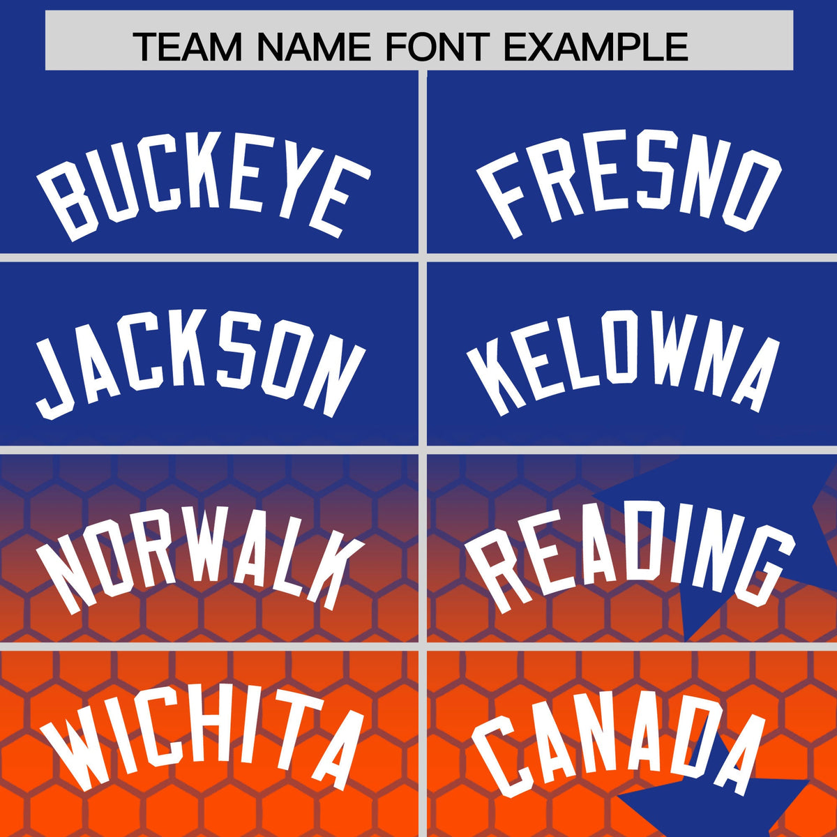 Custom Royal Blue Orange White Rising Stars Series Gradient Fashion Baseball Jersey| KXKSHOP