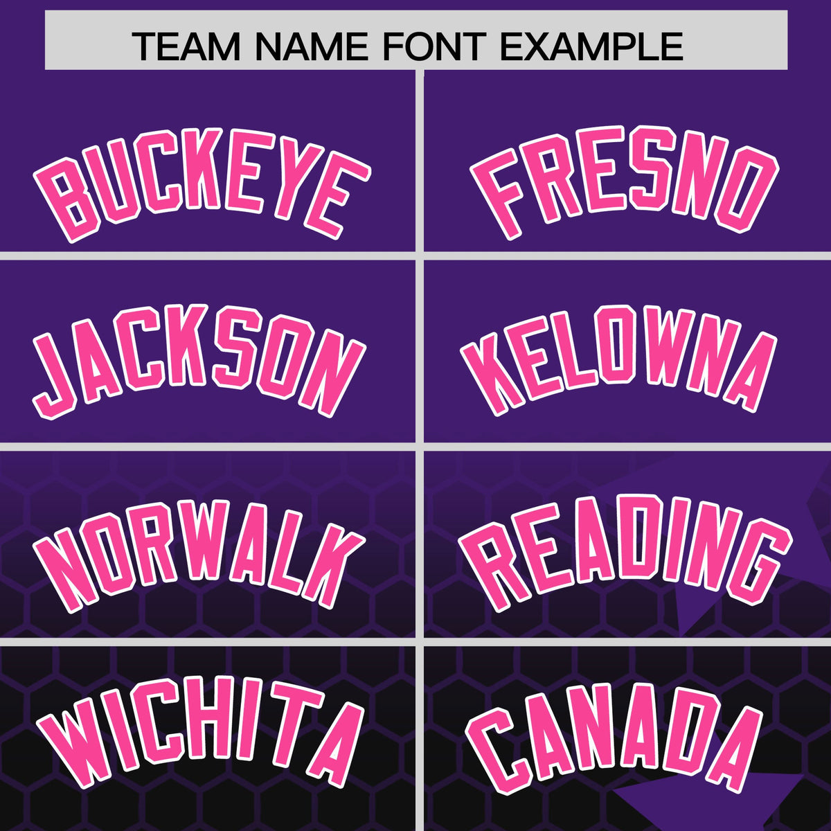 Custom Purple Black Pink Rising Stars Series Gradient Fashion Baseball Jersey| KXKSHOP