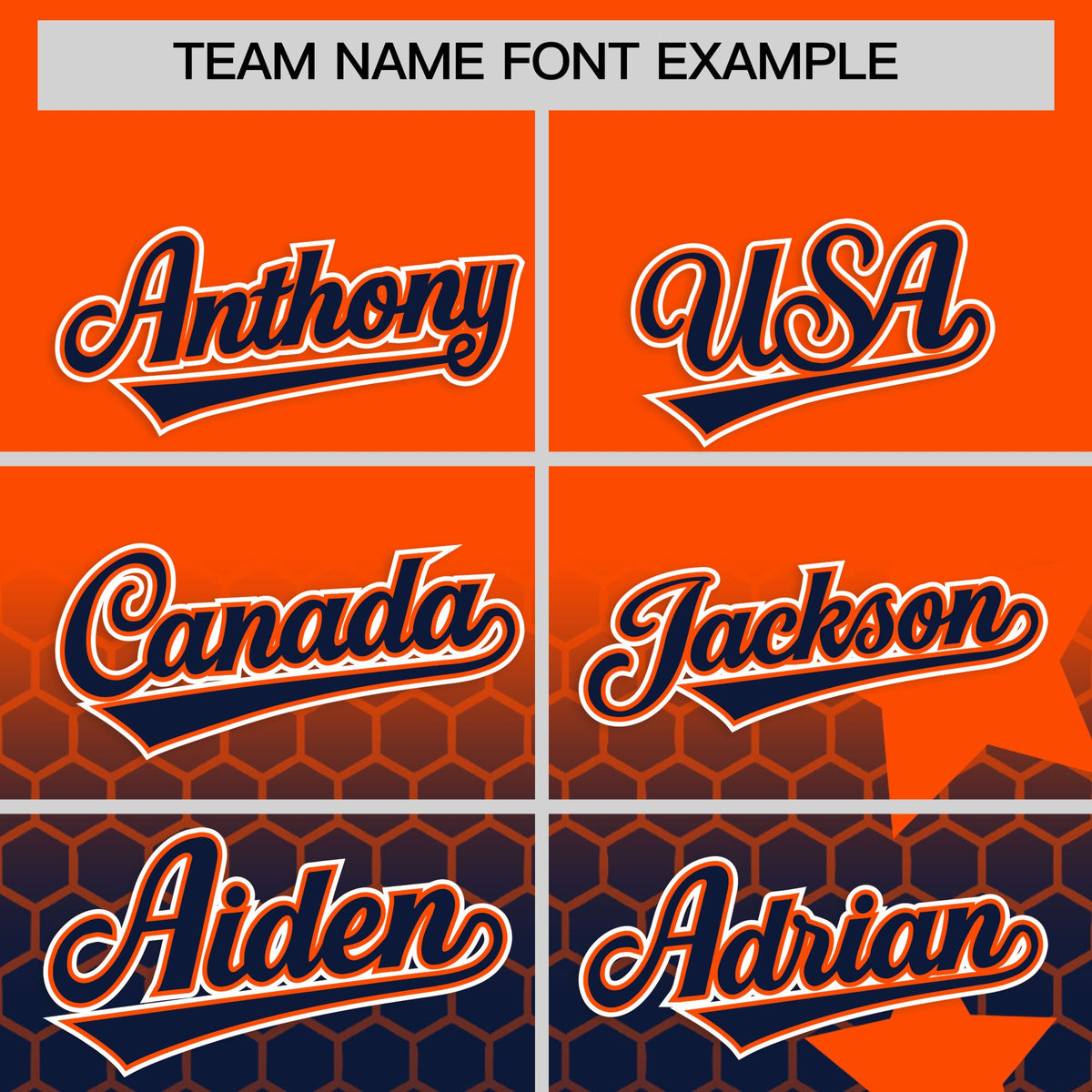 Custom Orange Navy White Rising Stars Series Gradient Fashion Baseball Jersey| KXKSHOP