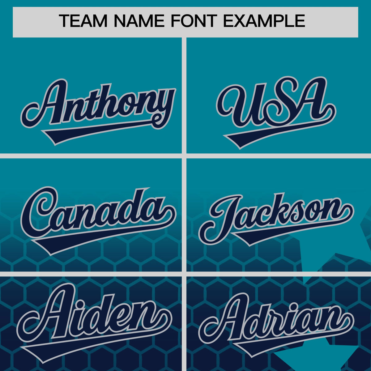 Custom Teal Navy Gray Rising Stars Series Gradient Fashion Baseball Jersey| KXKSHOP