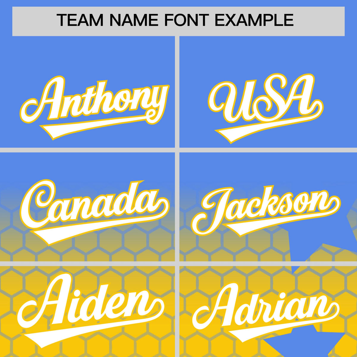 Custom Powder Blue Gold White Rising Stars Series Gradient Fashion Baseball Jersey| KXKSHOP