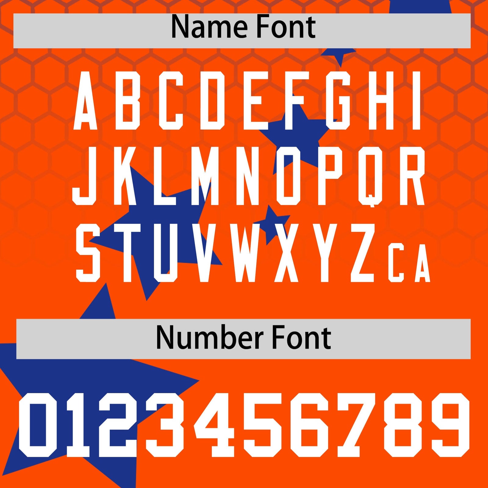 Custom Royal Blue Orange White Rising Stars Series Gradient Fashion Baseball Jersey| KXKSHOP