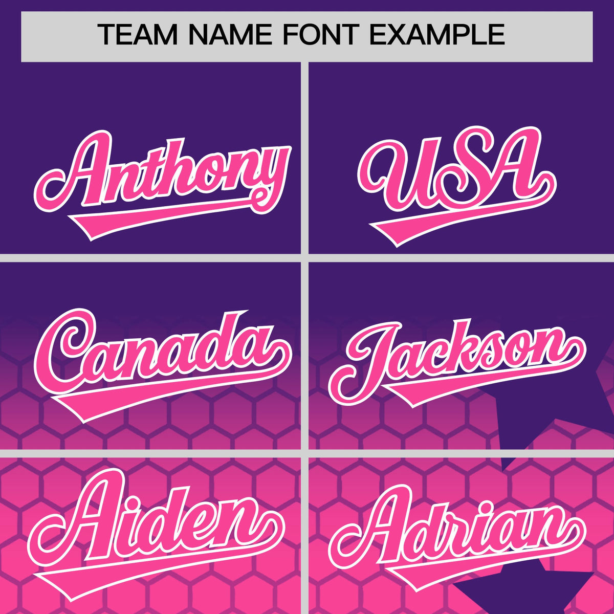 Custom Purple Pink White Rising Stars Series Gradient Fashion Baseball Jersey| KXKSHOP
