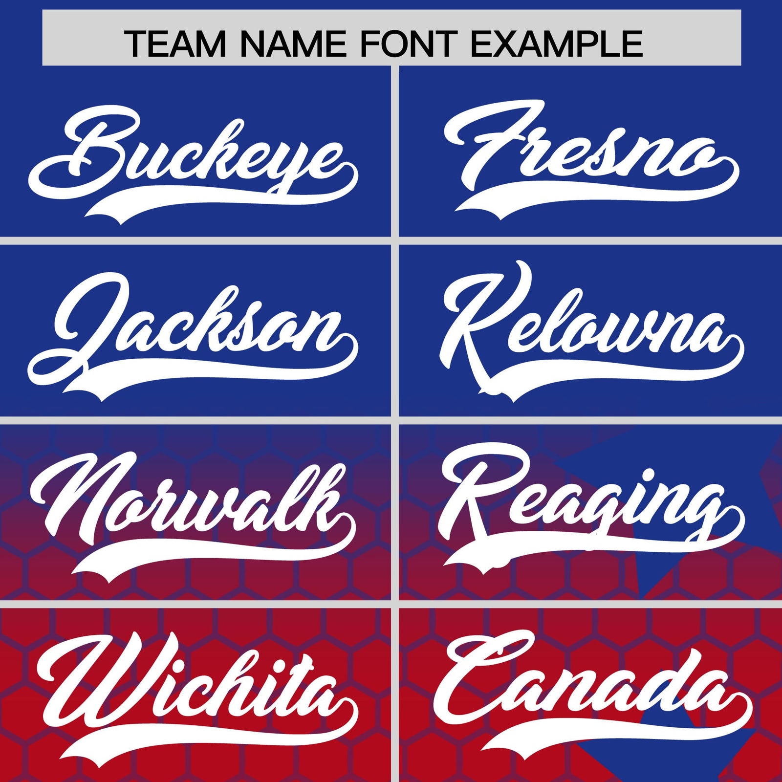 Custom Royal Blue Red White Rising Stars Series Gradient Fashion Baseball Jersey| KXKSHOP