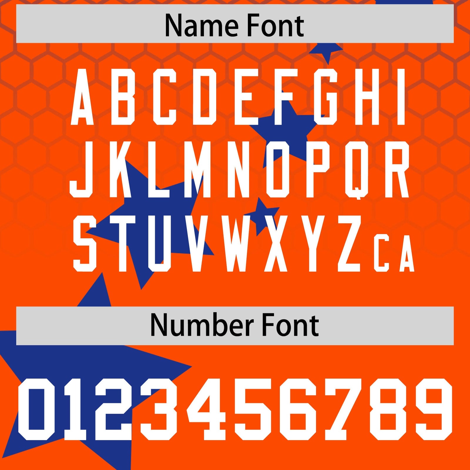 Custom Royal Blue Orange White Rising Stars Series Gradient Fashion Baseball Jersey| KXKSHOP