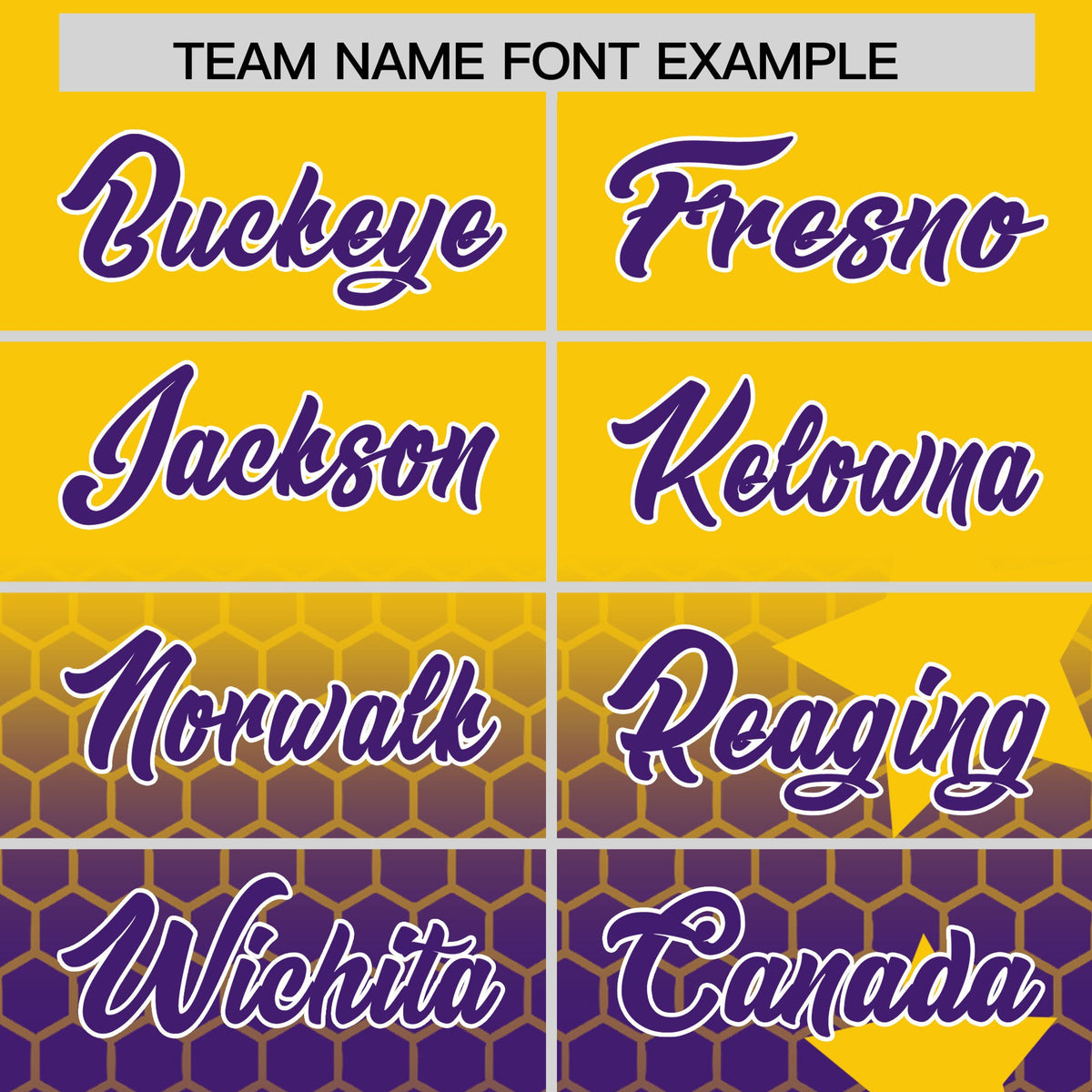 Custom Gold Purple White Rising Stars Series Gradient Fashion Baseball Jersey| KXKSHOP